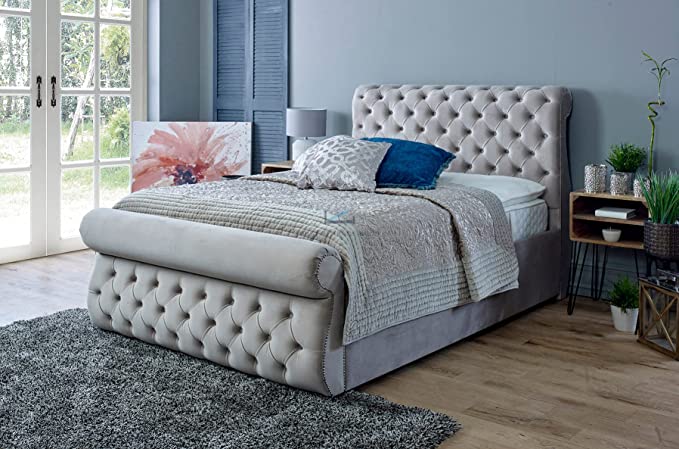 Madrid Swan Sleigh Bed