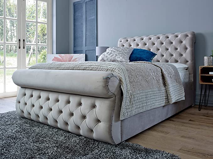 Madrid Swan Sleigh Bed