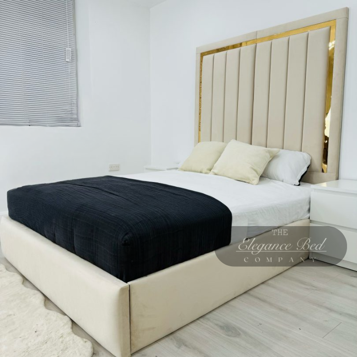 Gold Strip Amari Upholstered Premium