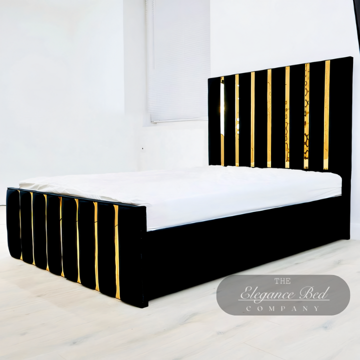 Gold Strip Lennon Upholstered Premium