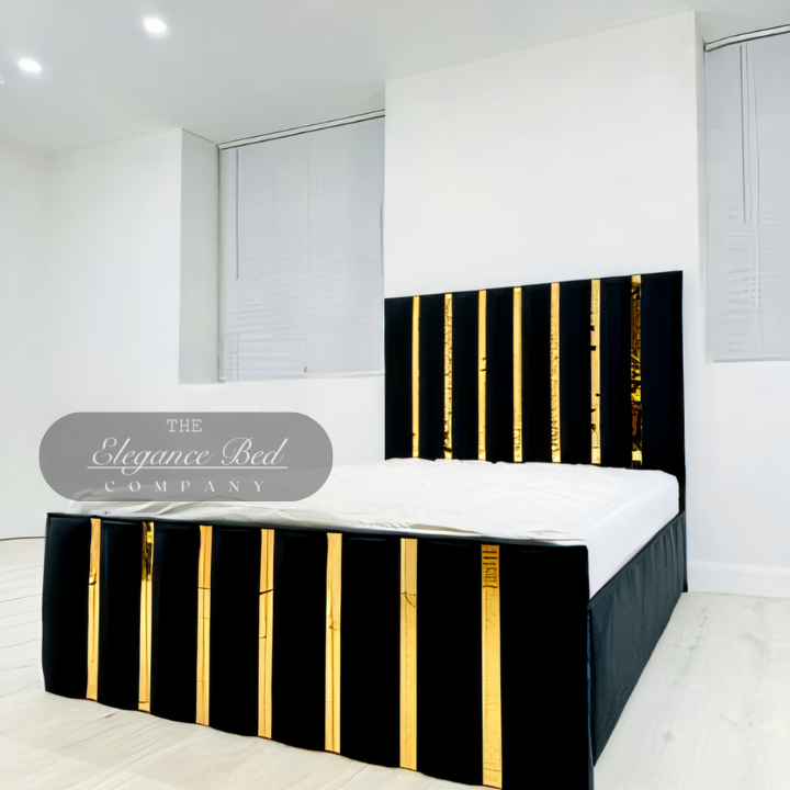 Gold Strip Lennon Upholstered Premium