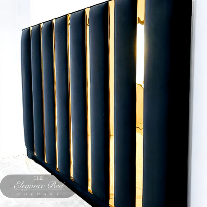 Gold Strip Lennon Upholstered Premium